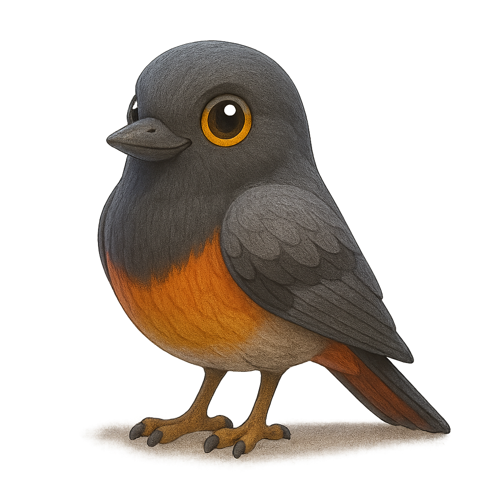검은가슴딱새 (Black Redstart)