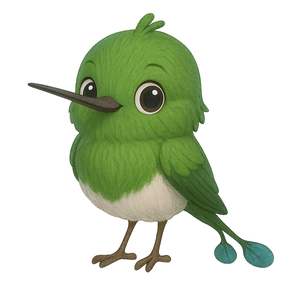 라켓꼬리벌새 (Booted Racket-tail)