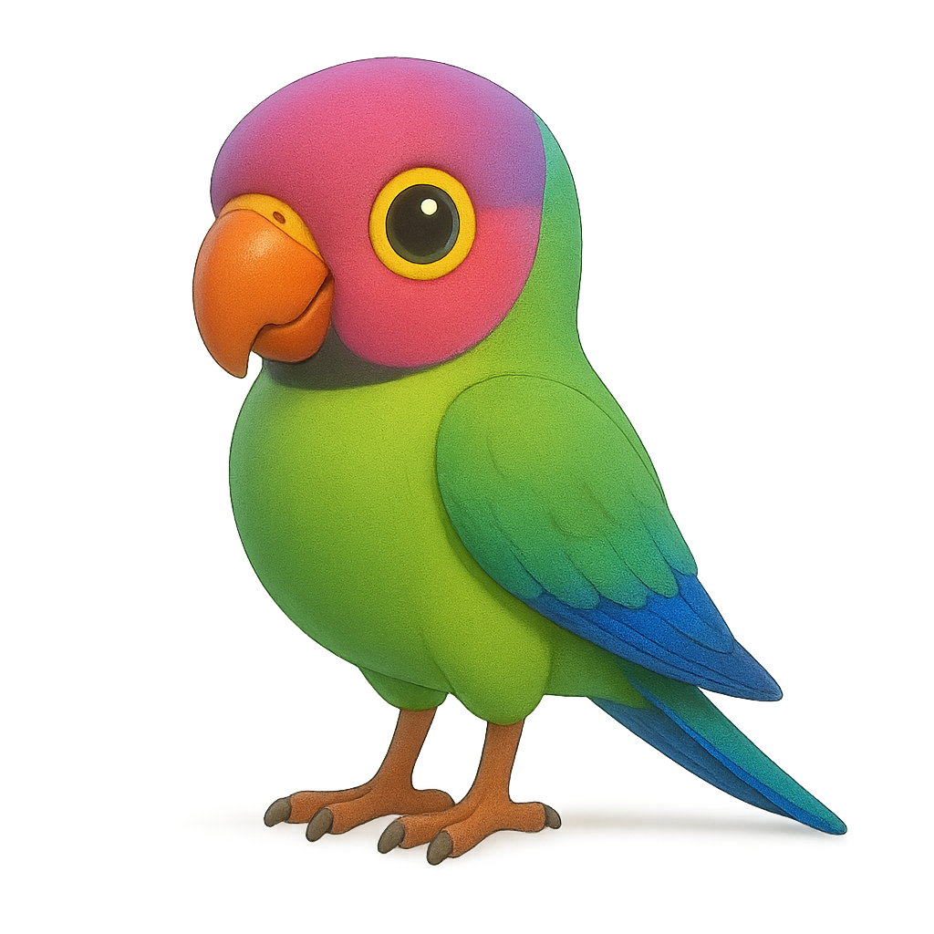 마제스틱앵무 (Plum-headed Parakeet)