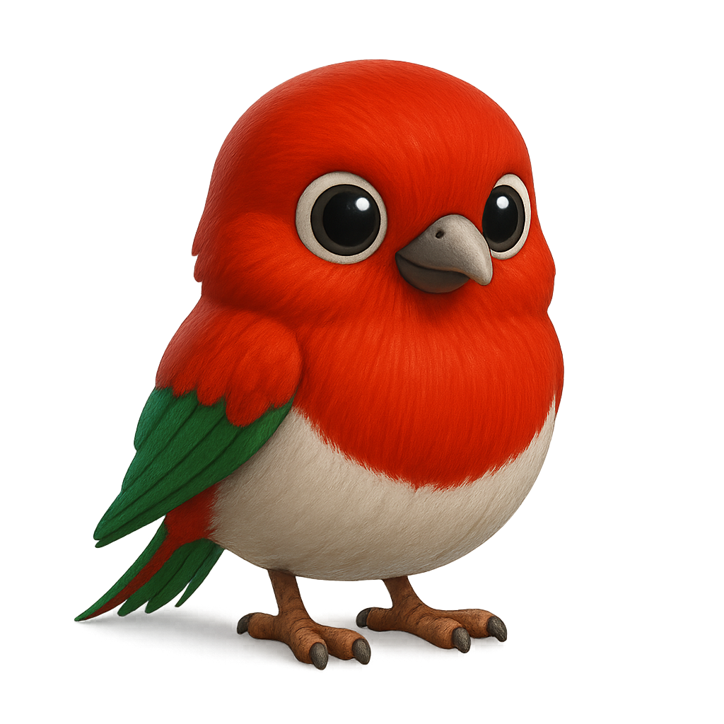 부채꼬리극락조 (King Bird-of-Paradise)