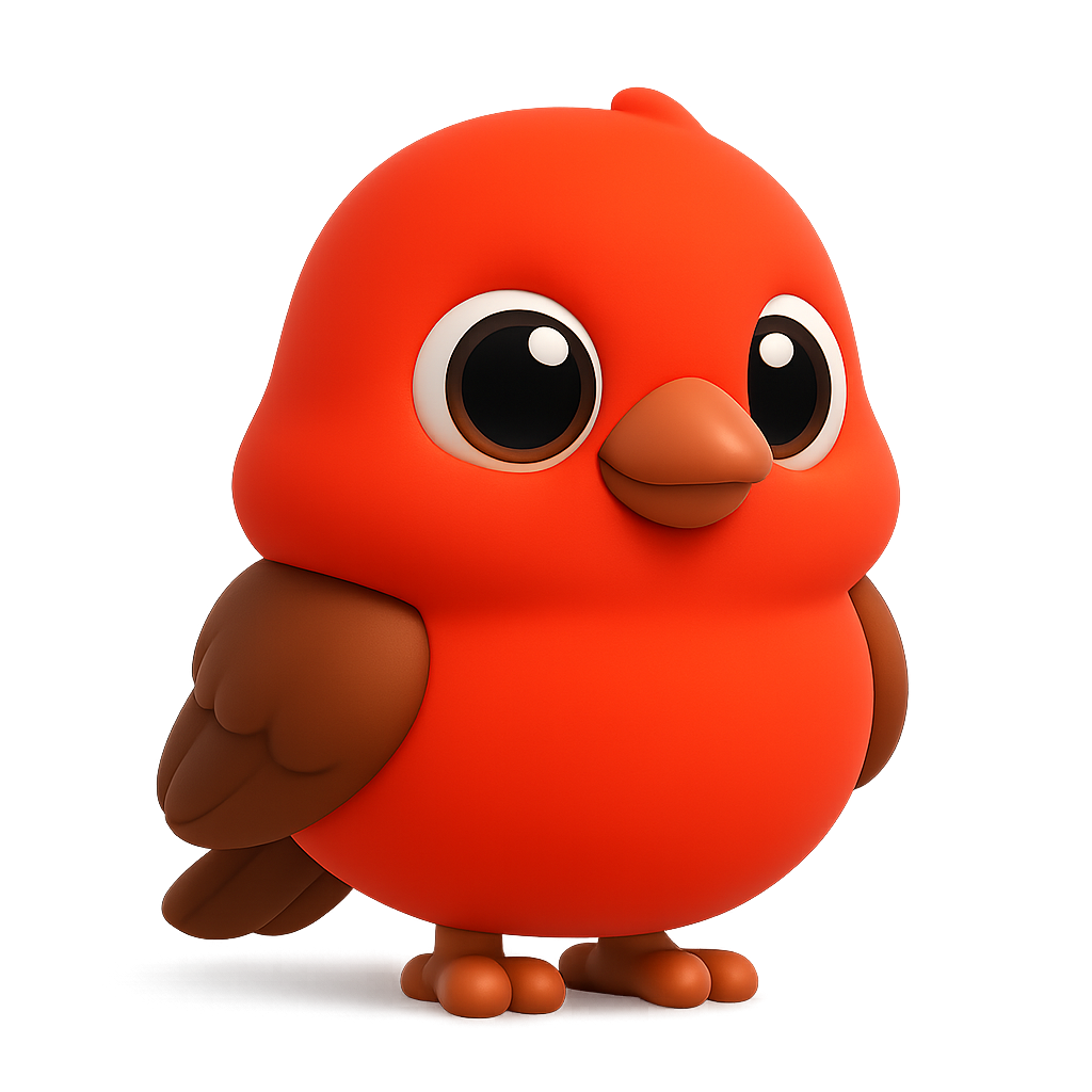 붉은털개똥지빠귀 (Scarlet Tanager)