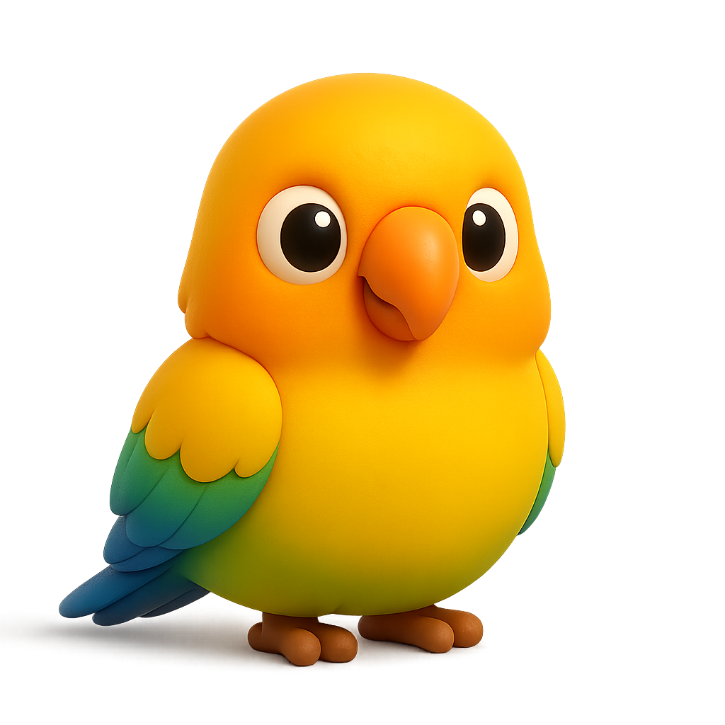 얼룩목앵무 (Sun Conure)