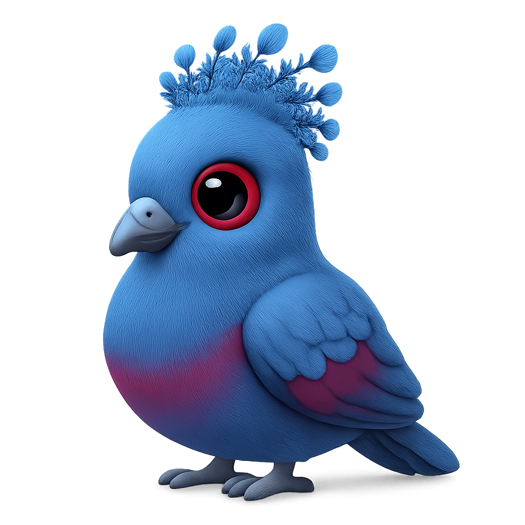 왕관비둘기 (Victoria Crowned Pigeon)