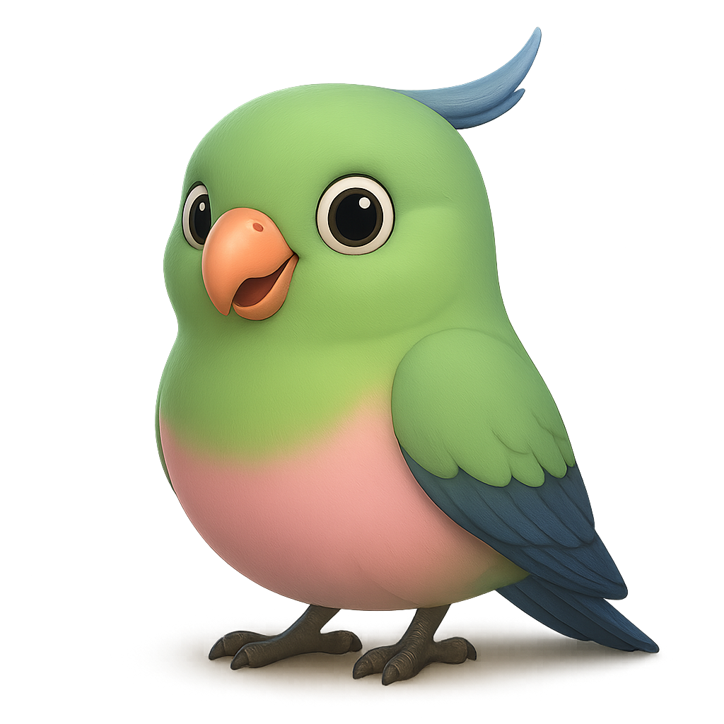 장식왕관조 (Princess Parrot)