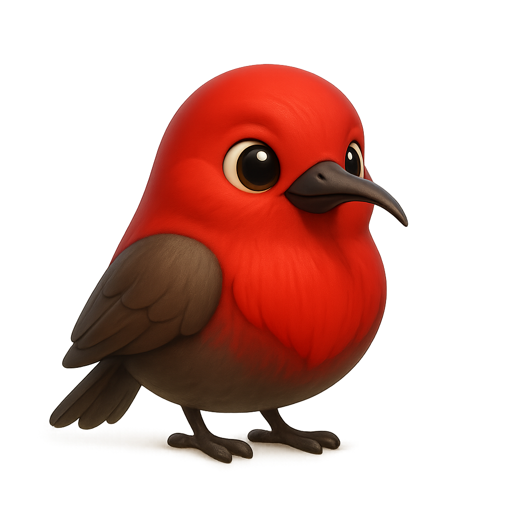 진홍딱새 (Crimson Sunbird)
