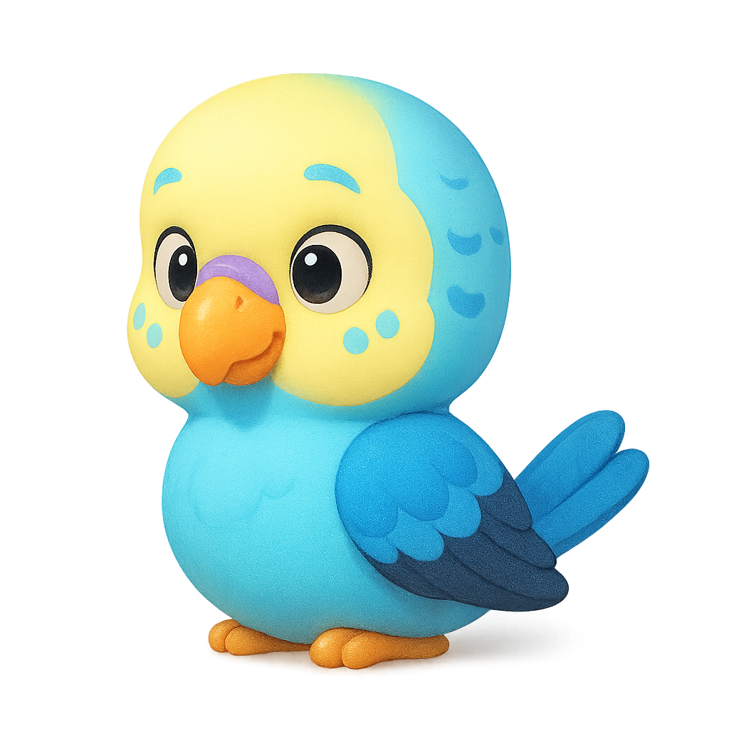청머리앵무 (Budgerigar)