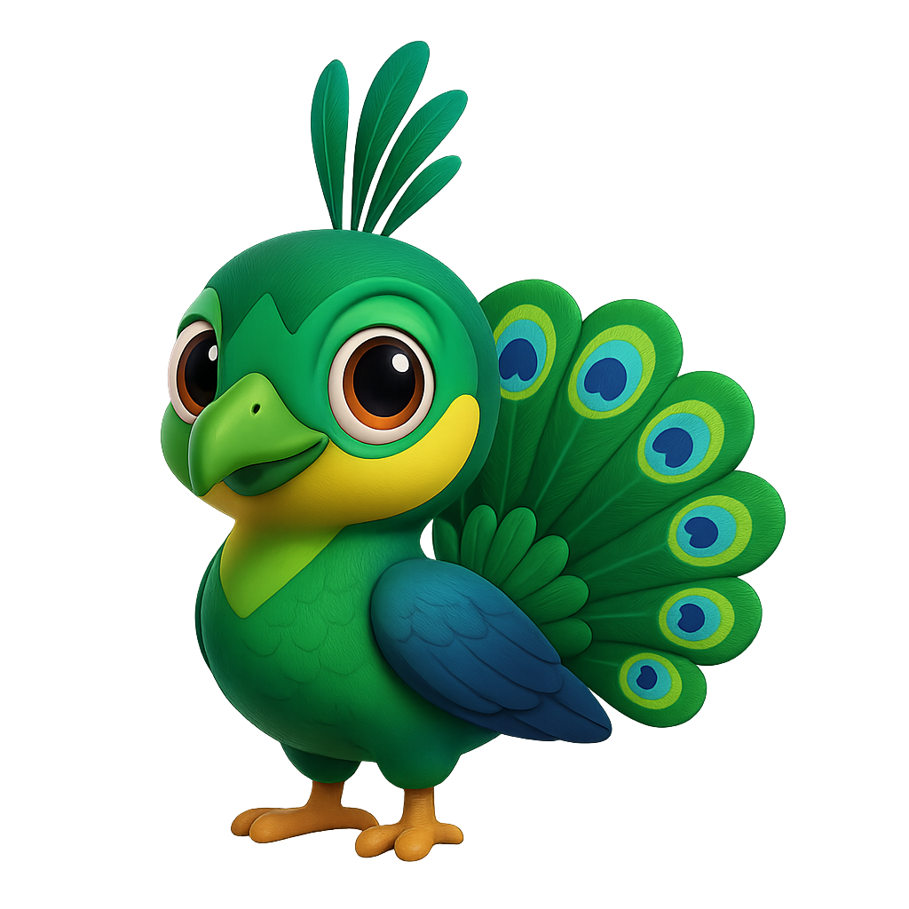 초록닭 (Green Peafowl)