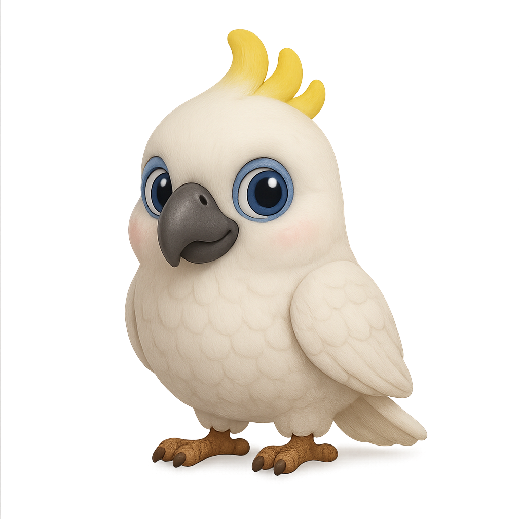 푸른눈흰죽지 (Blue-eyed Cockatoo)