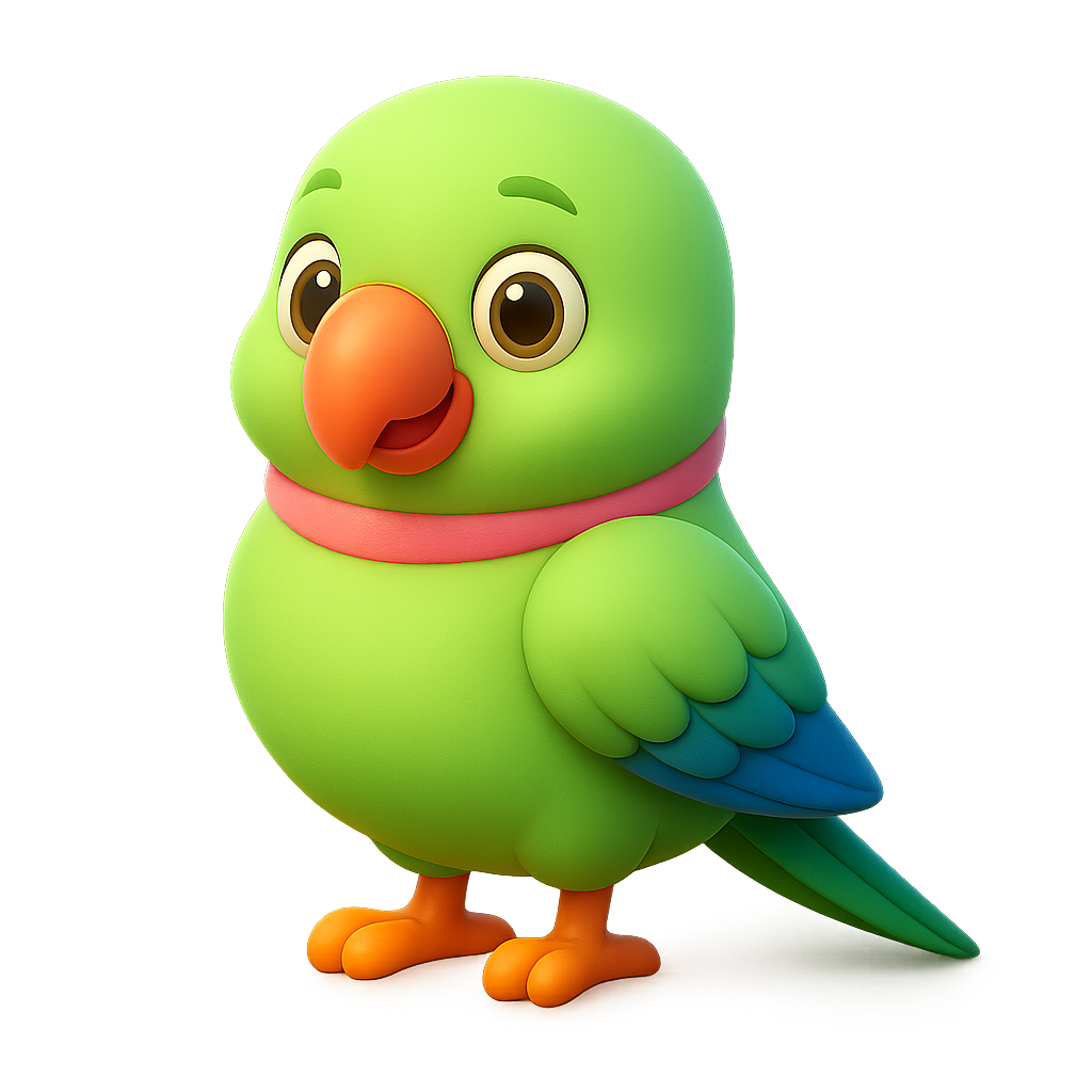 핑크넥앵무 (Rose-ringed Parakeet)