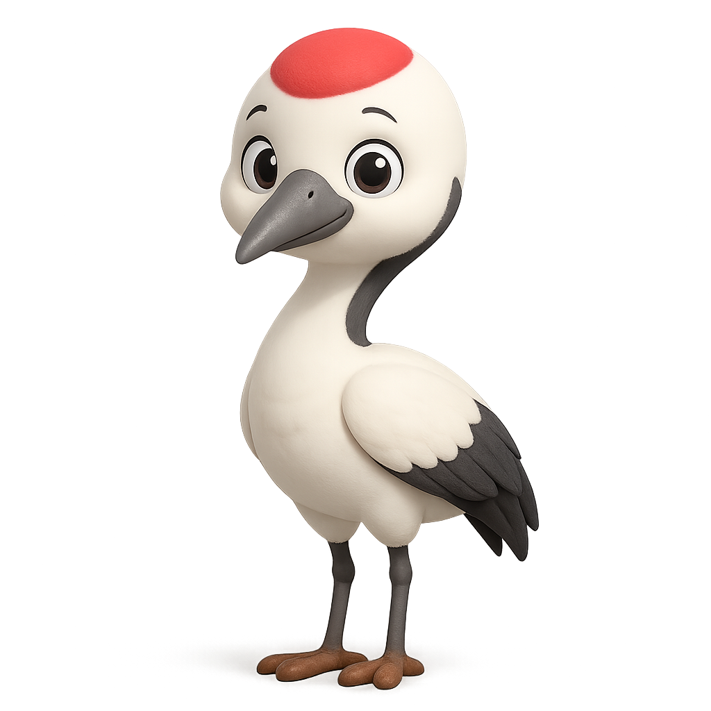 홍단정학 (Red-crowned Crane)