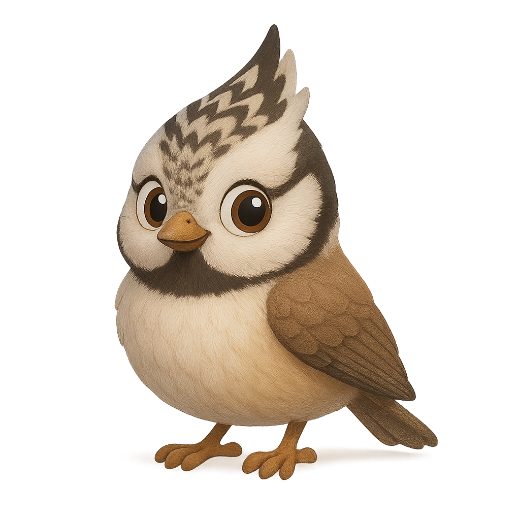 화려박새 (Crested Tit)
