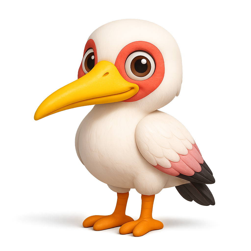 노랑부리황새 (Yellow-billed Stork)