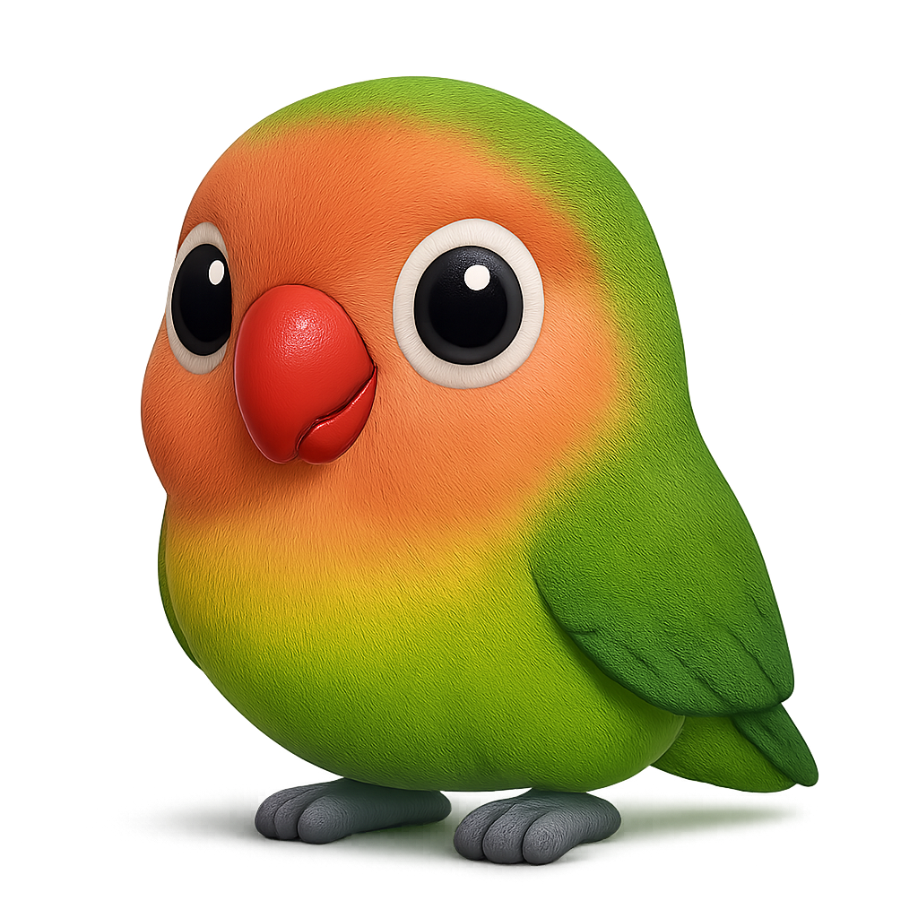 모란앵무 (Peach-faced Lovebird)