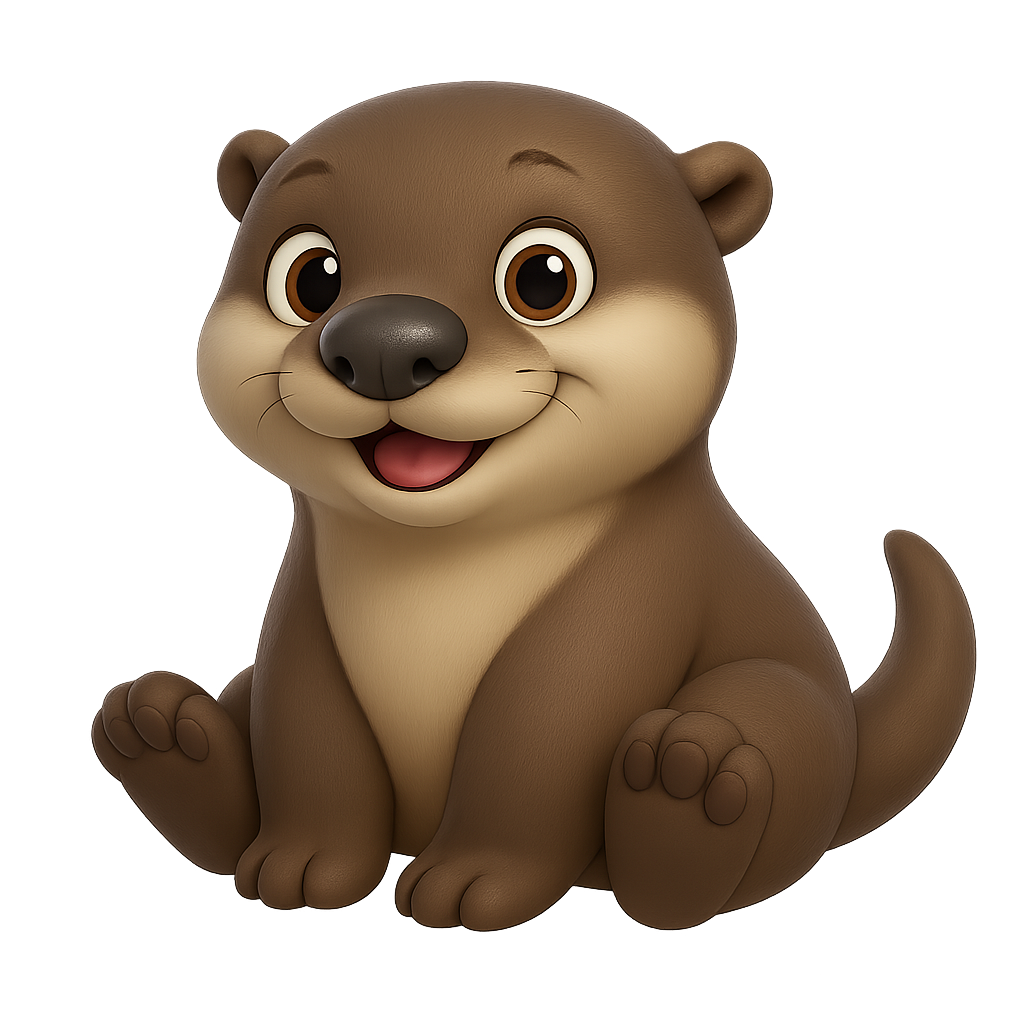 아시아 수달 (Smooth-coated Otter)