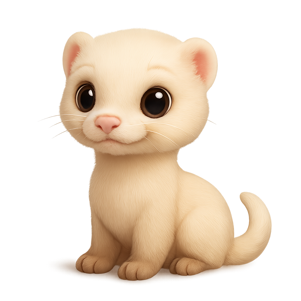 흰족제비 (Domestic Ferret)